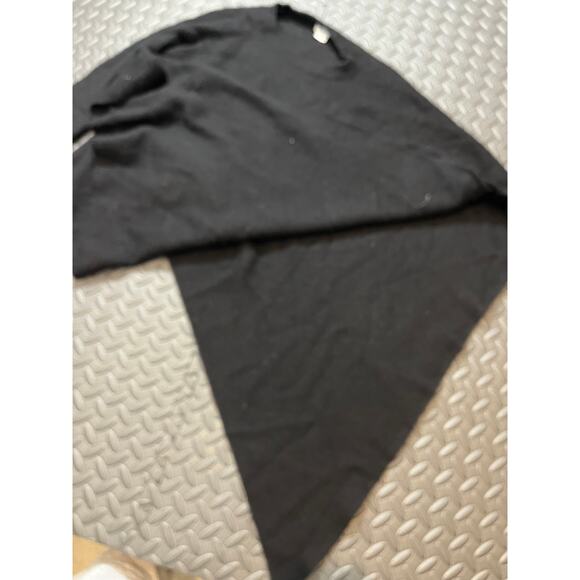 Helmut Lang Baby Alpaca Poncho Sweater Womens Small One Sleeve Asymmetrical Goth - Picture 5 of 11